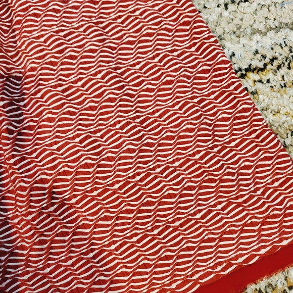 Anthropologie MAEVE Dora Pleated Front Wine Red Stretchy Tunic Dress Sz XS - Picture 5 of 9